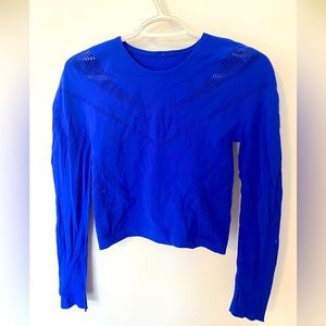 Fabletics Long Sleeve Crop Top